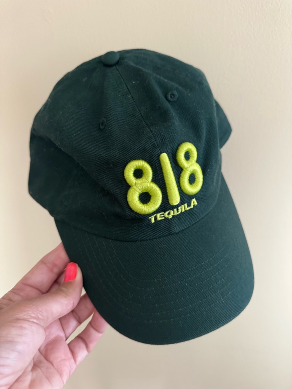818 Tequila by Kendall Jenner green baseball cap